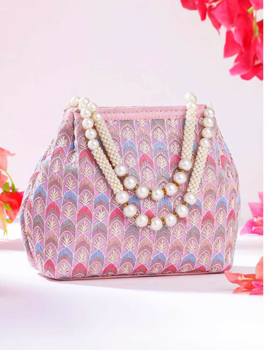 Joban Fashion Traditional Potli Handbags - Green