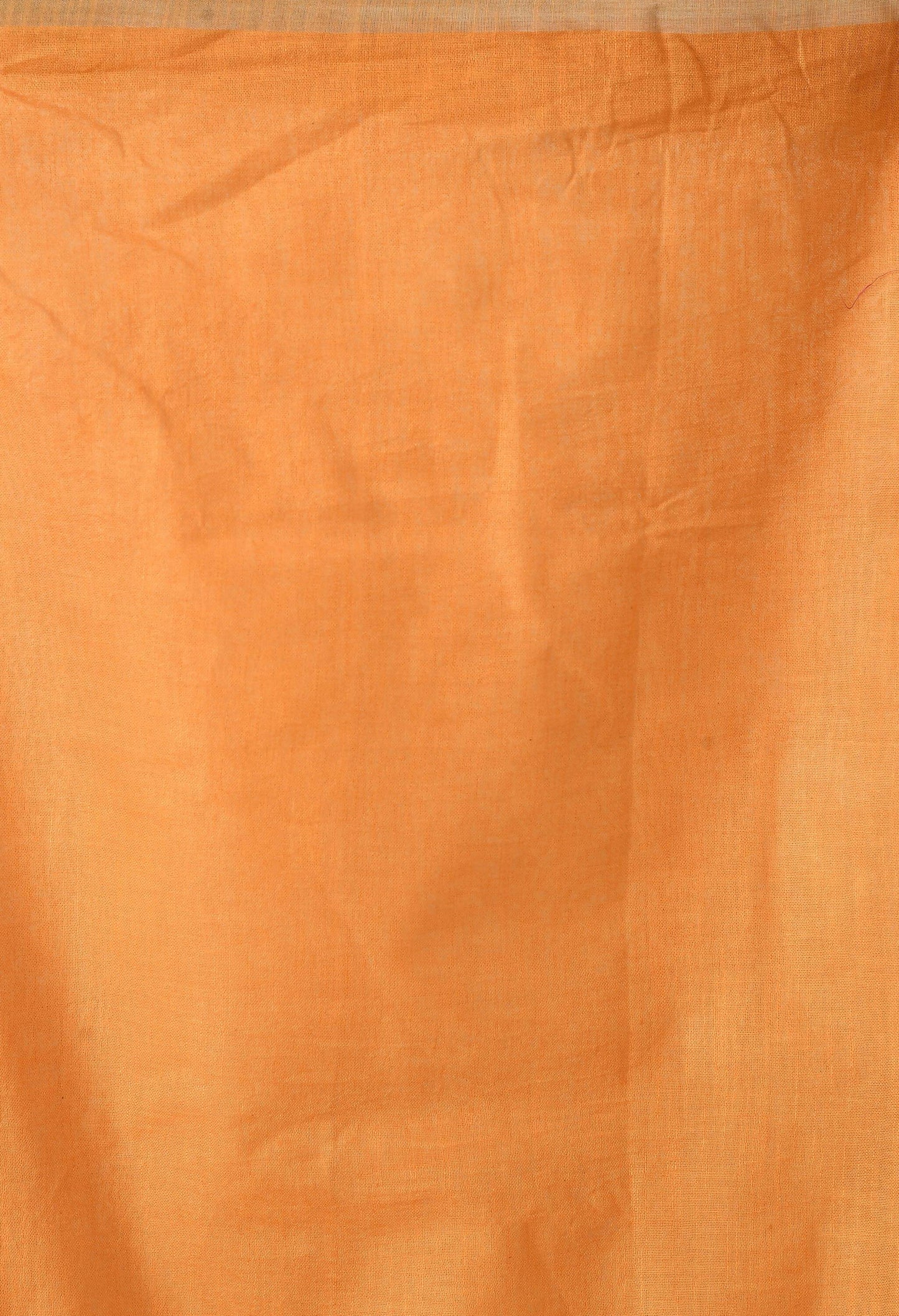 Mominos Fashion Moeza Orange Bhagalpuri Handloom Silk Linen Saree with unstitched Blouse piece