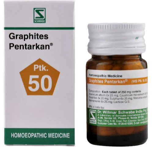 Dr. Willmar Schwabe India Graphites Pentarkan Ptk 50 Tablets