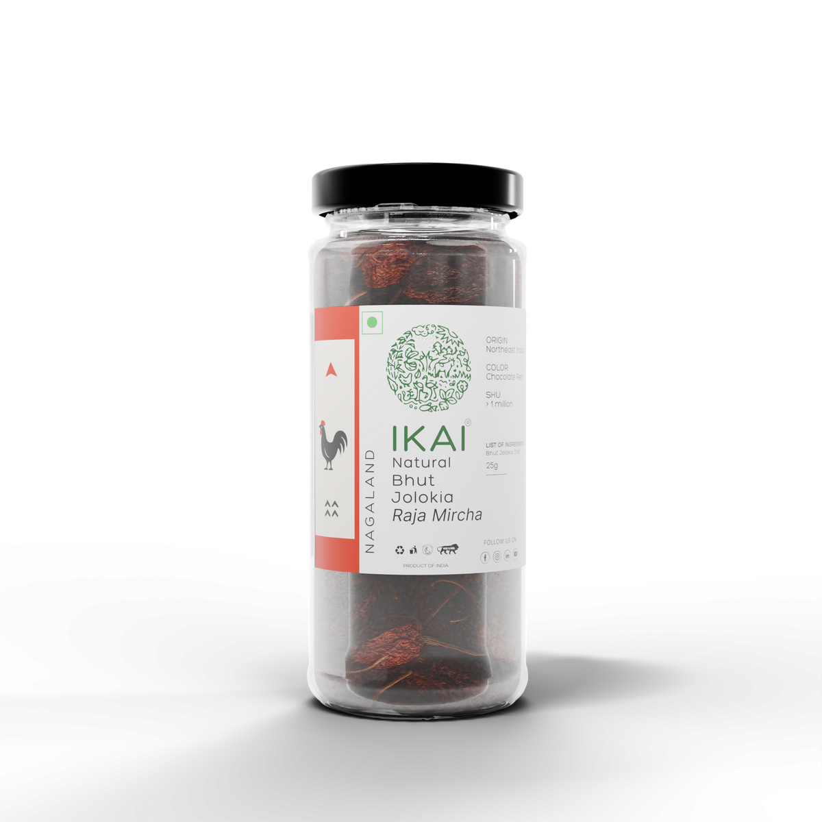 IKAI Natural Bhut Jholokia (King Chilli)