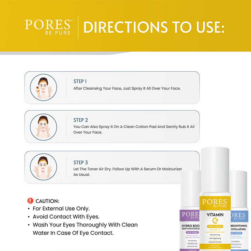 Pores Be Pure Vitamin C Face Toner