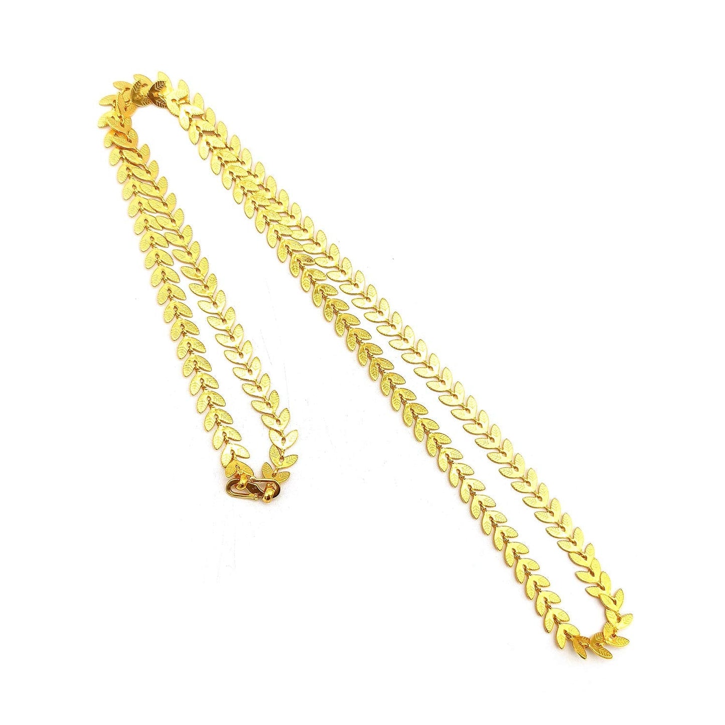 Gold-Polished Alloy Designer Light Weight Chain - The Pari