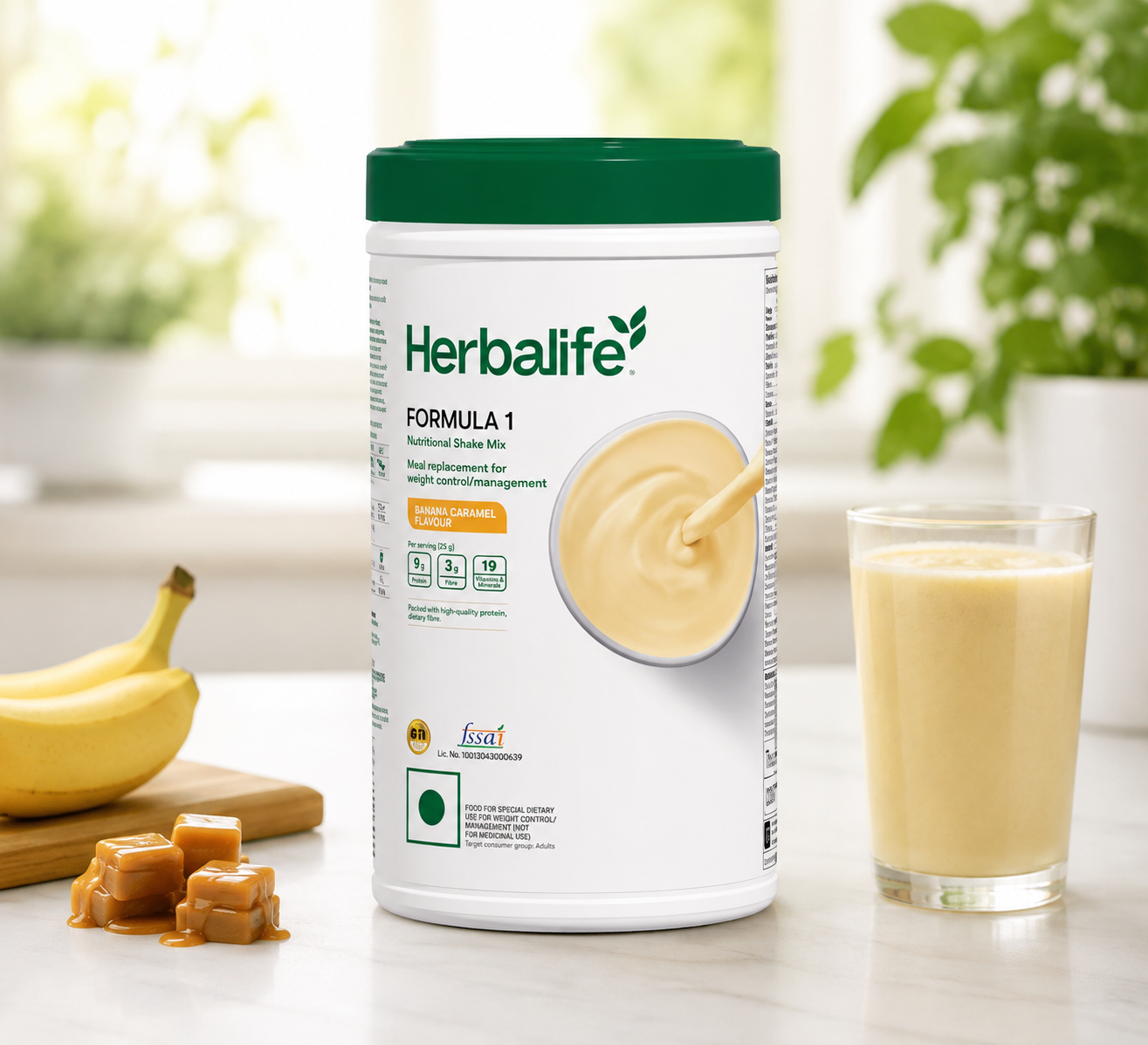 Herbalife Formula 1 Nutritional Shake Mix - Banana Caramel Flavour
