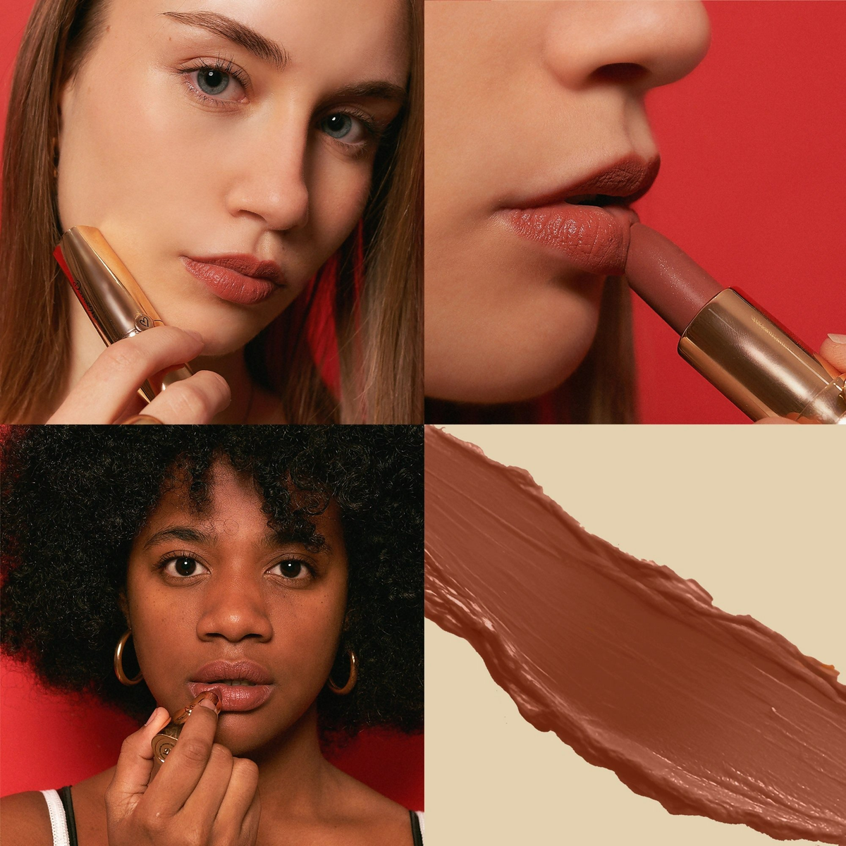 Dunamiss Carla Cinnamon Brown Satin Lipstick