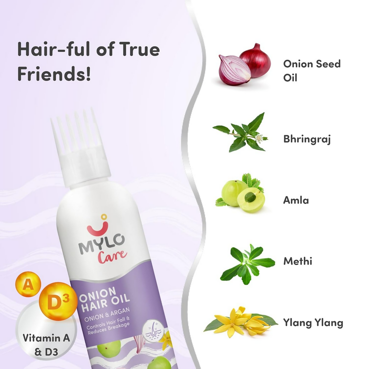Mylo Care Anti Hair Fall Oil with Onion
