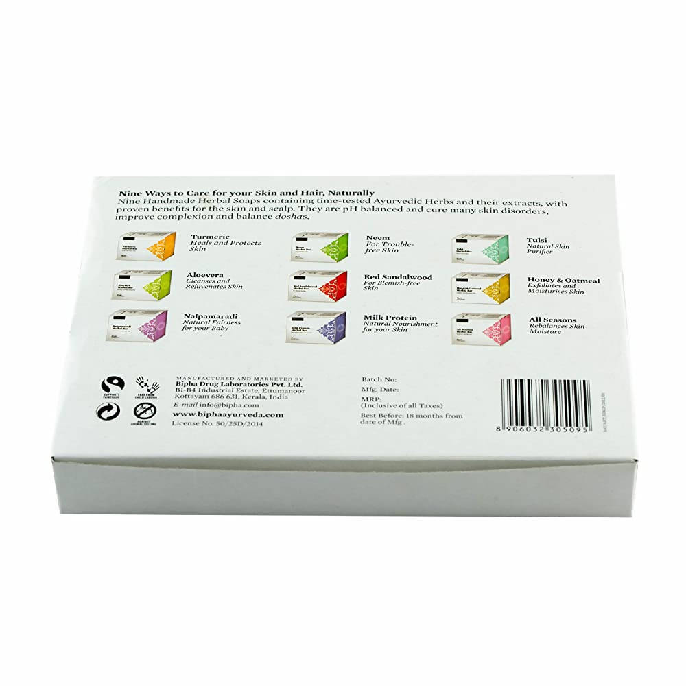 Bipha Ayurveda Navarasa Herbal Bar Gift Pack
