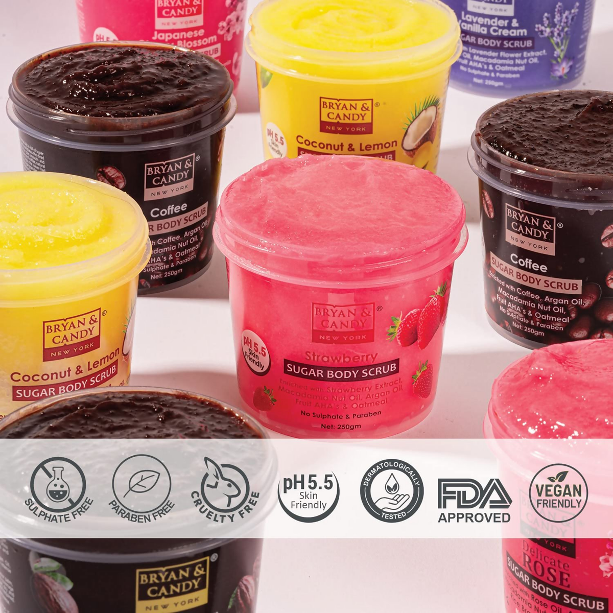 Bryan & Candy Strawberry Sugar Body Scrub