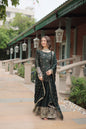 Yash Enterprise Green Silk Party Wear Embroidery Suit Set