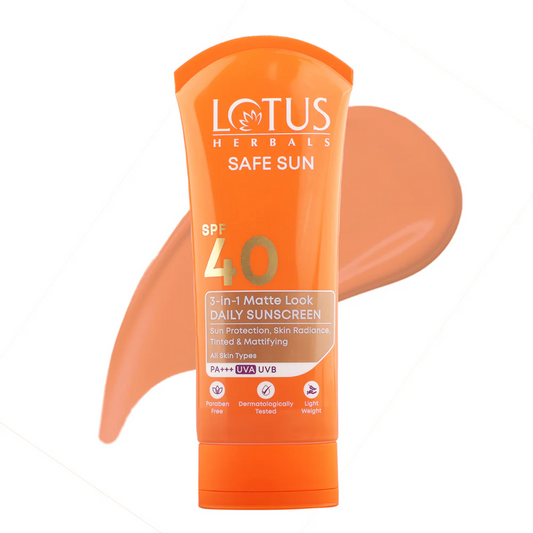 Lotus Herbals Safe Sun 3-in-1 Matte Look Daily Sunscreen