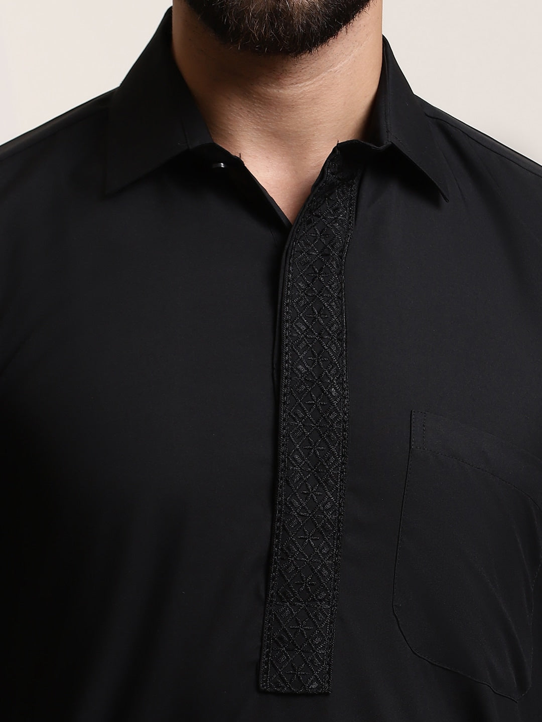 Sojanya Cotton Linen Kurta With Pyjamas