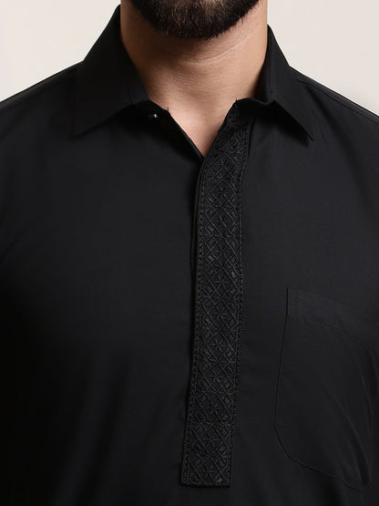 Sojanya Cotton Linen Kurta With Pyjamas