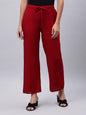 Souchii Maroon Liva Ethnic Palazzos