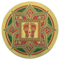 Stickerbazaar Micro Golden Embossing Rangoli Stickers