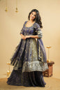 Yash Enterprise Light Purple Cosmo Silk Embroidery Suit Set