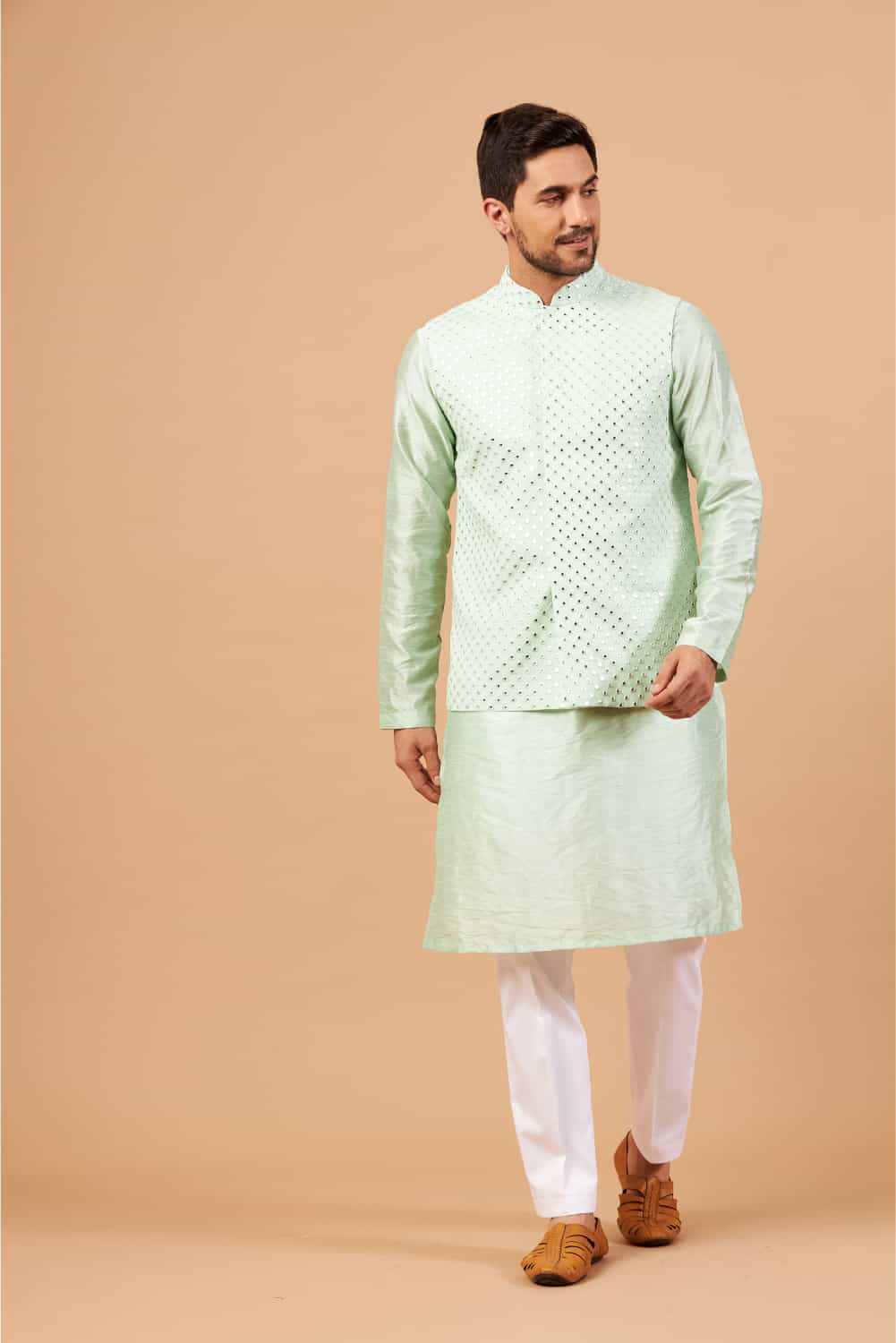 Panor Designer Men's Nehru Jacket by Hilo Design