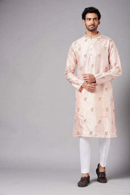 Krusos Hand Embroidered Kurta by Hilo Design
