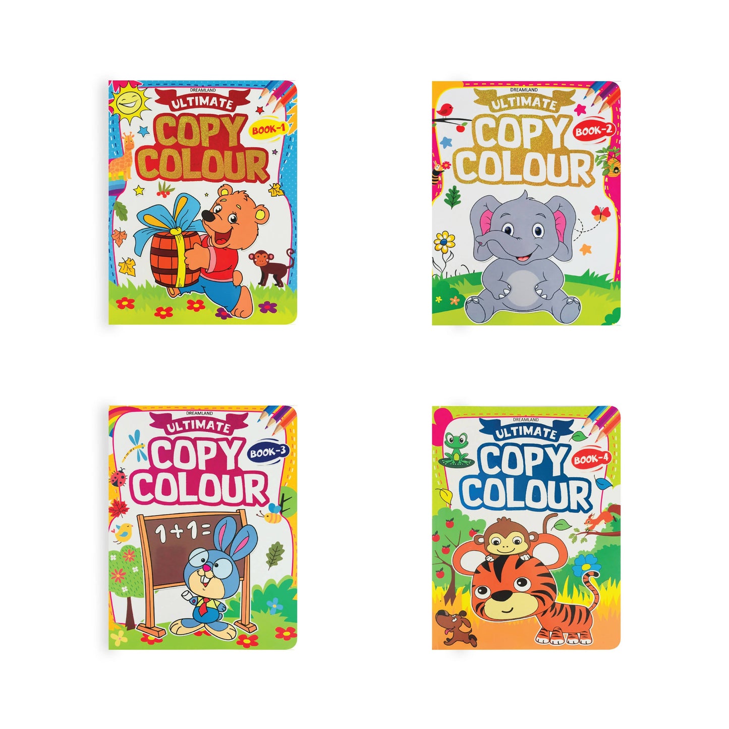 Dreamland Ultimate Copy Colour Books - (4 Titles)