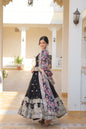 Yash Enterprise Black Georgette Embroidery Work Stiched Suit