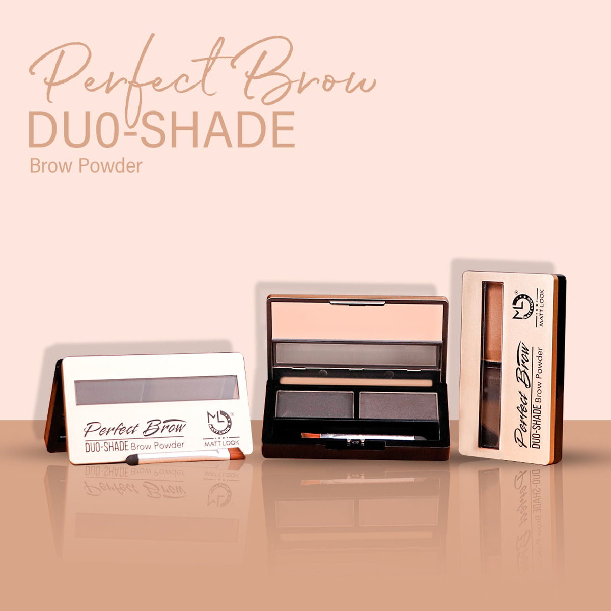 Matt Look Perfect Brow Duo-shade Brow Powder - 03