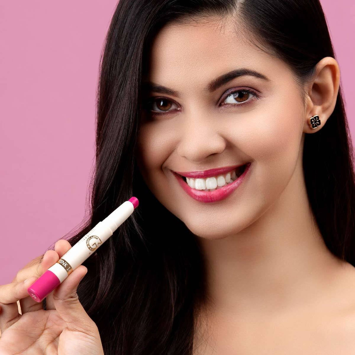 Matt Look Velvet Smooth Non Transfer Lipstick - Fushcia Pink