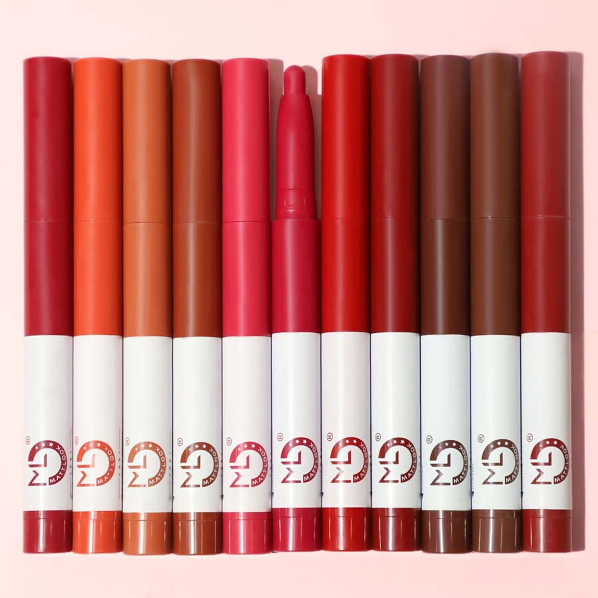 Matt Look Power Last Lip Stain Crayon Lipstick - Very Magenta
