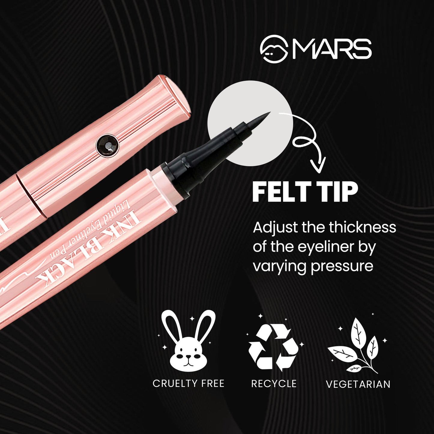 MARS Cosmetics Ink Black Eyeliner