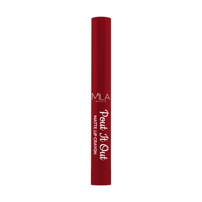 Mila Beaute Pout It Out Long Lasting & Matte Finish Lip Crayon Lipstick - Maleficent