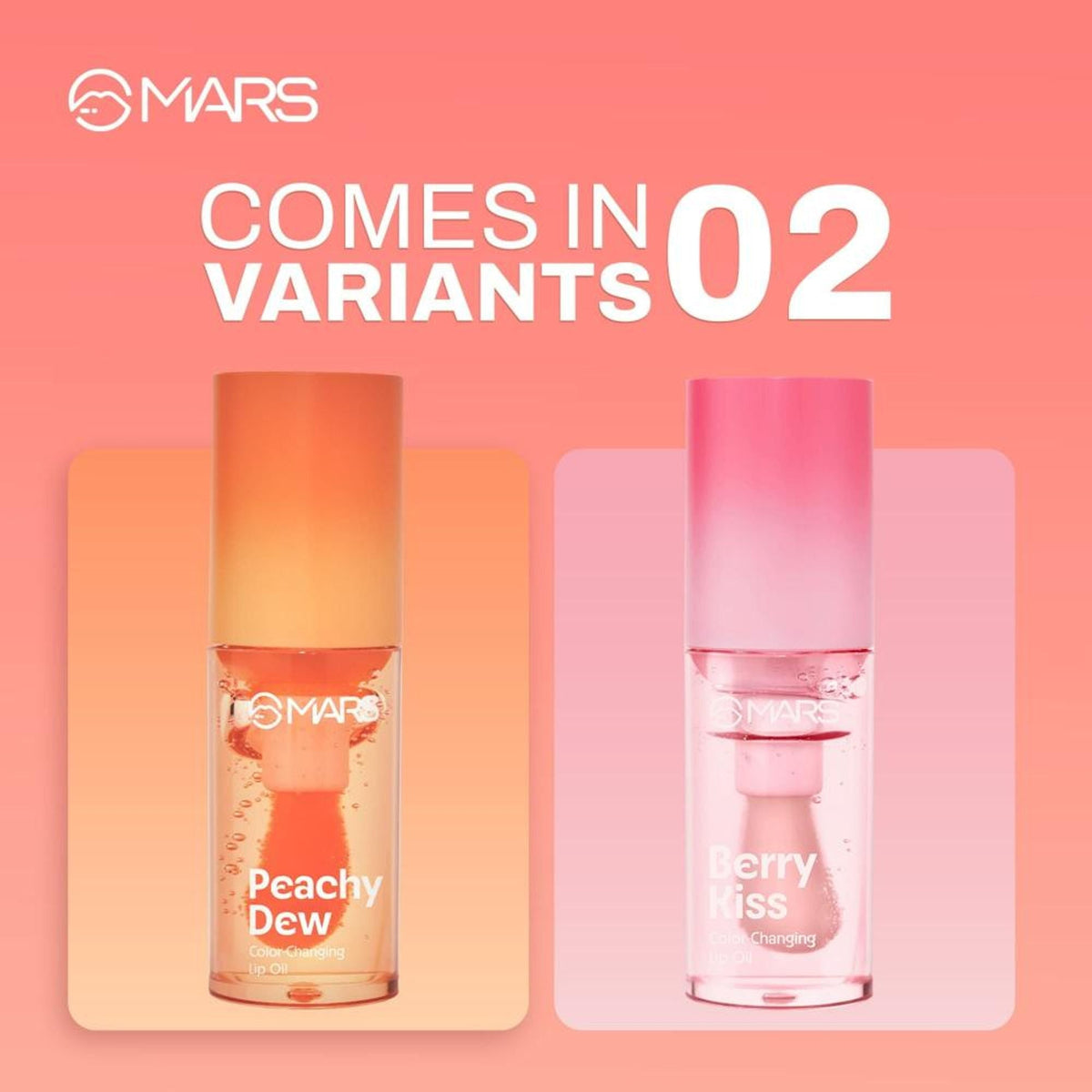 MARS Cosmetics Color Changing Protector Lip Oil - Lo-01-Berry Kiss