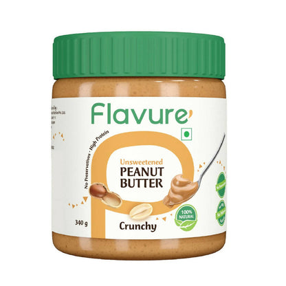 Flavure Unsweetened Peanut Butter - Crunchy