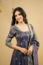 Yash Enterprise Light Purple Cosmo Silk Embroidery Suit Set