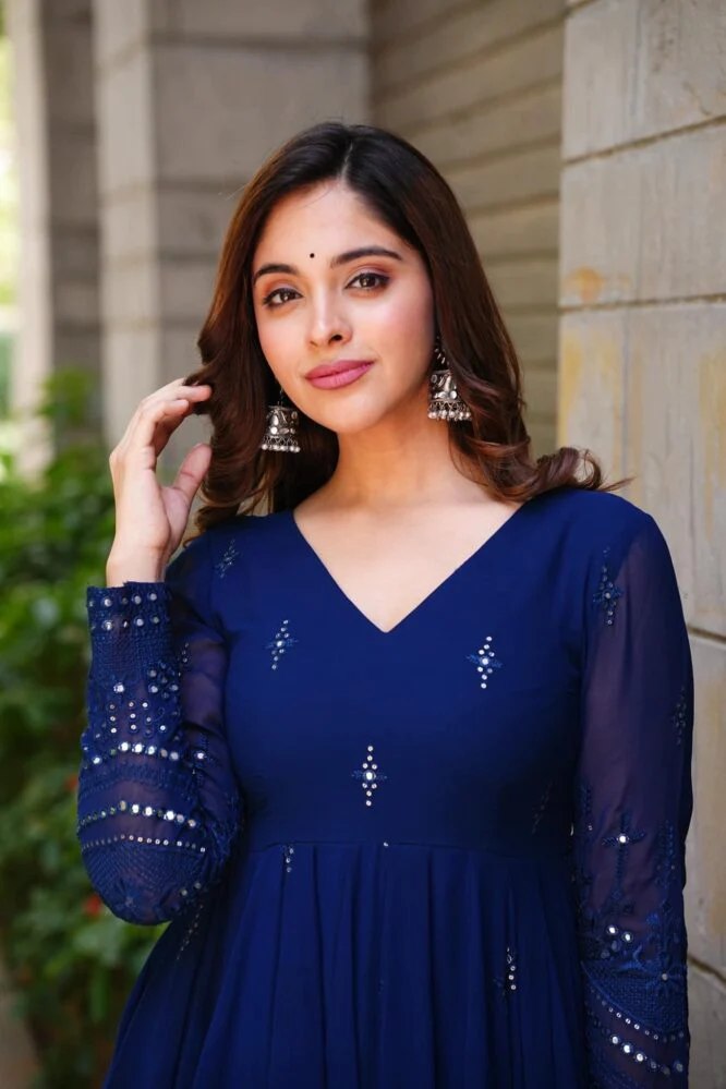 Yash Enterprise Whispering Breeze Georgette Embroidered Suit Set
