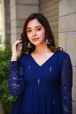 Yash Enterprise Whispering Breeze Georgette Embroidered Suit Set