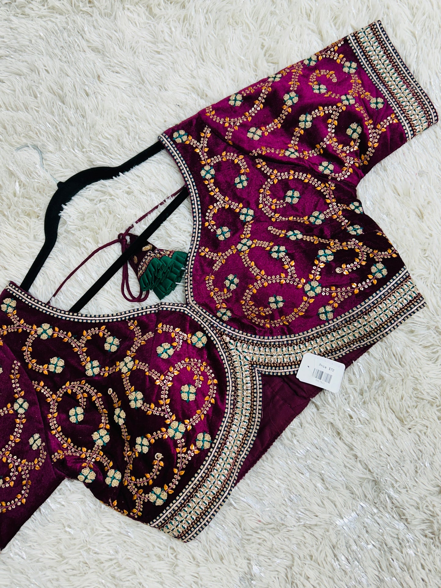 Velvet blouse
