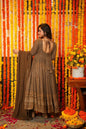 Yash Enterprise Night Star Embroidered Georgette Suit Set