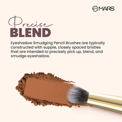 MARS Cosmetics Artist's Arsenal Professional Eyeshadow Smudging Pencil Brush Golden