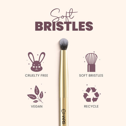 MARS Cosmetics Artist's Arsenal Professional Eyeshadow Smudging Pencil Brush Golden