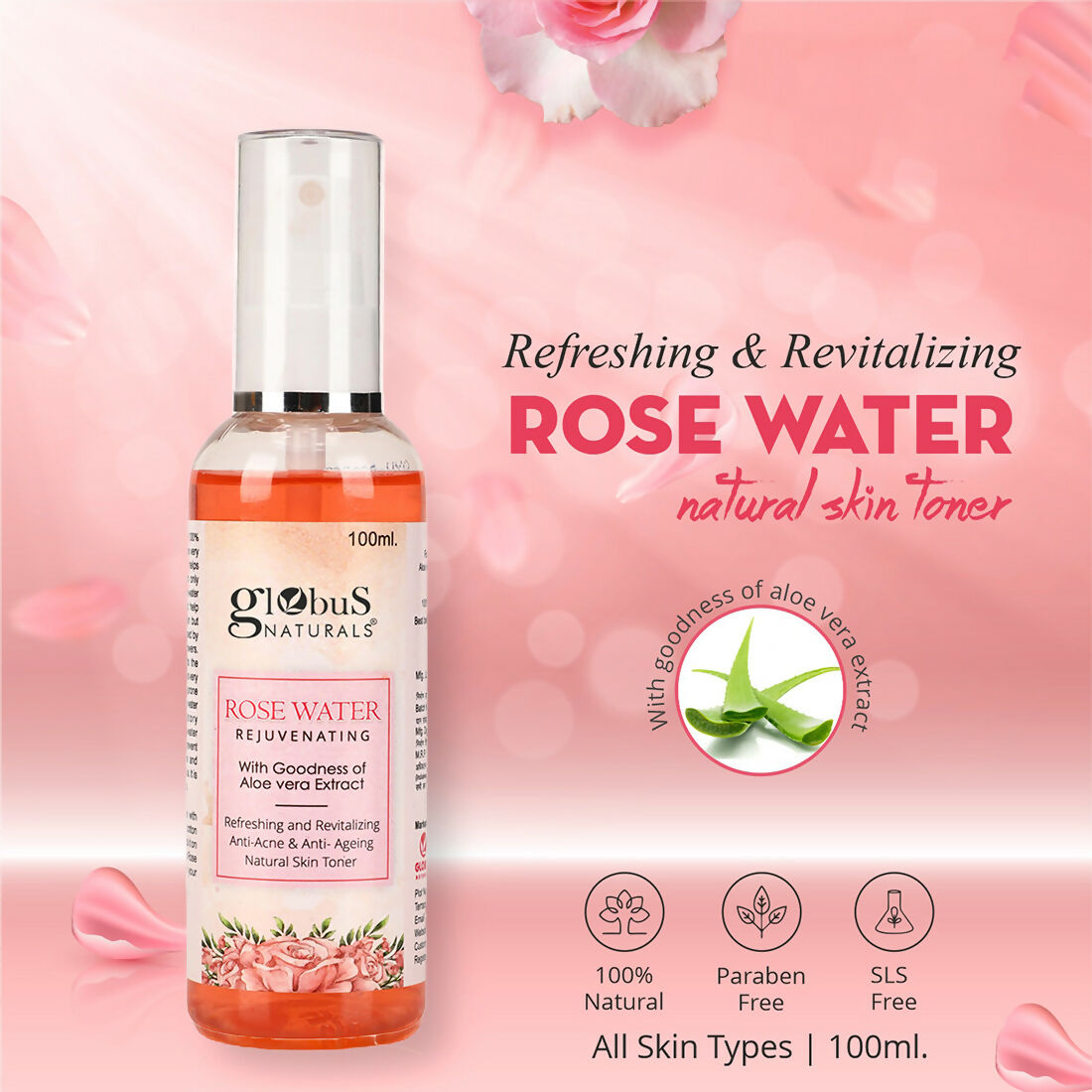 Globus Naturals Rose Toner