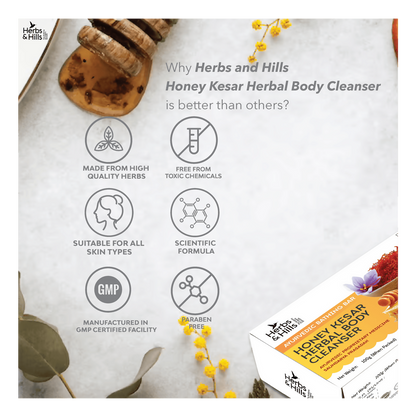 Herbs & Hills Honey Kesar Herbal Body Cleanser