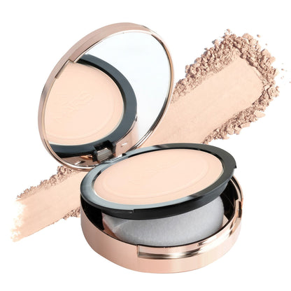 MARS Cosmetics Matte On Compact Powder with Applicator Puff - 02 Beige