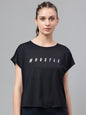 MKH Typography Printed Extended Sleeves Dri-FIT Relaxed Fit T-shirt