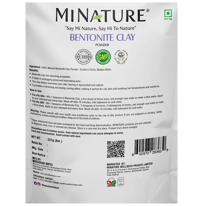 Minature Bentonite Clay Powder