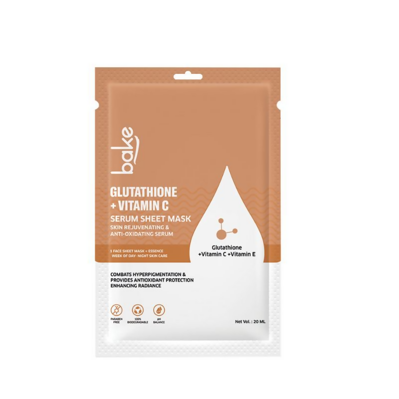 Bake L-Glutathione Sheet Mask For Glowing Skin
