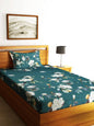 Home Sizzler Unisex Green Bedsheets