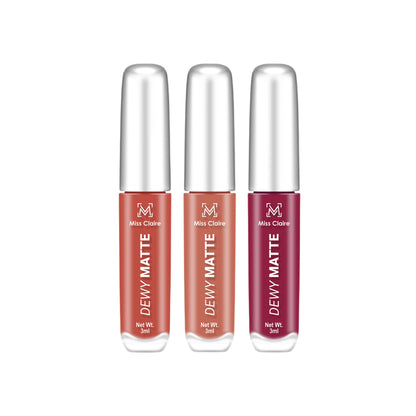 Miss Claire Dewy Matte Lip Combo Set - Day-To-Date