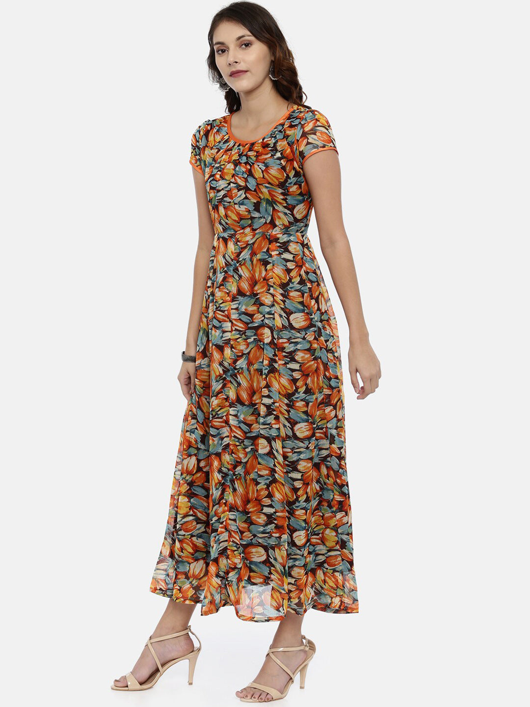 Souchii Women Assorted Printed Fit And Flare Kurta Dress