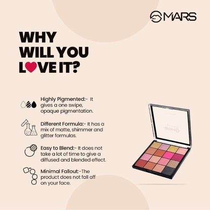 MARS Cosmetics Mesmereyes Eyeshadow Palette - 3