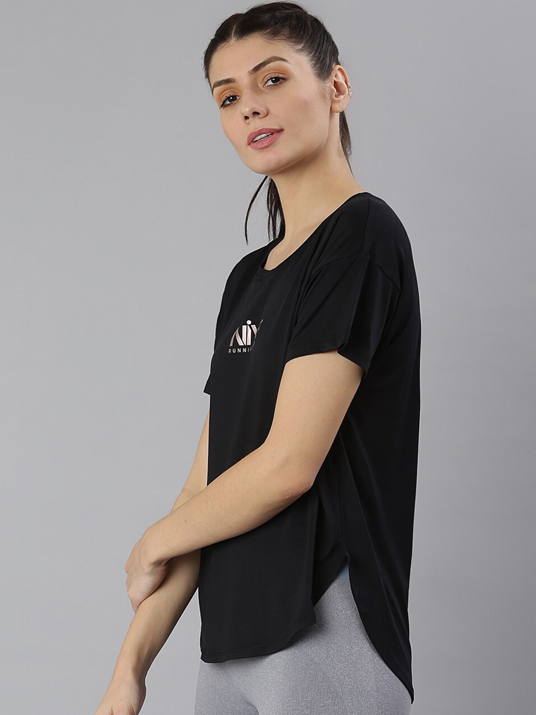MKH Typography Extended Sleeves Dri-FIT Sports T-shirt