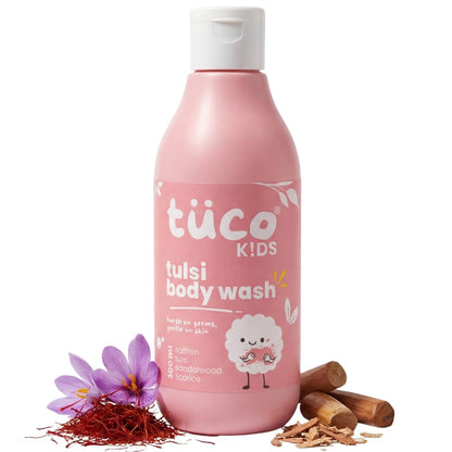 TuCo Intelligent Kids Grime Master Shower Gel With Tulsi, Saffron & Sandalwood