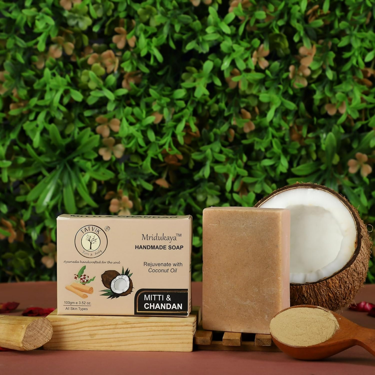Tatvik Ayurveda Mridukaya Hand Made Soap (Mitti & Chandan)