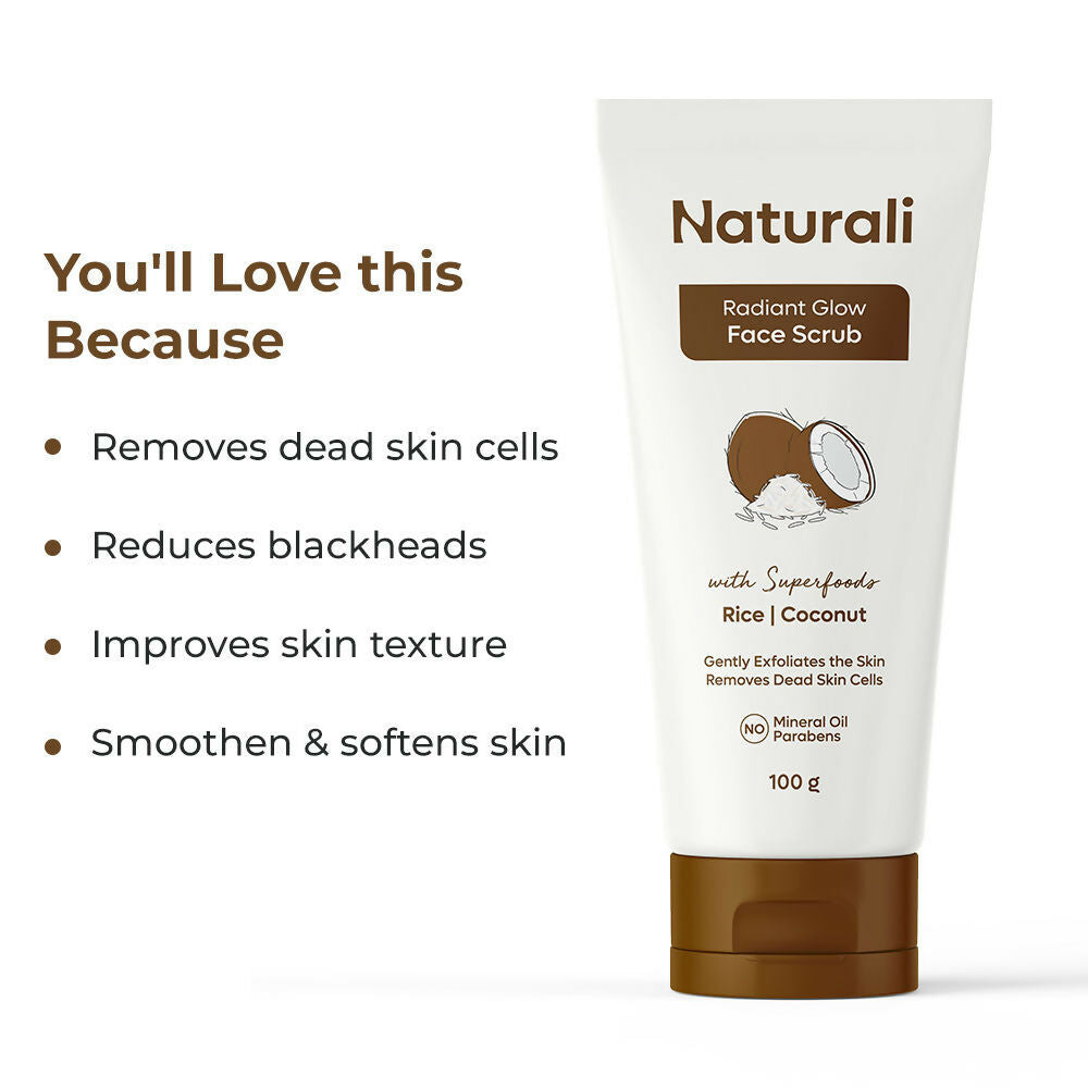 Naturali Radiant Glow Face Scrub